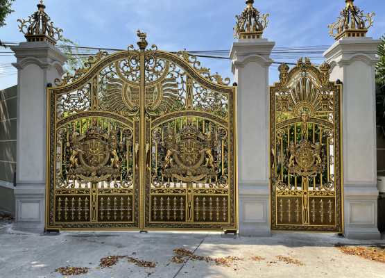 CỔNG NHÔM ĐÚC - 01