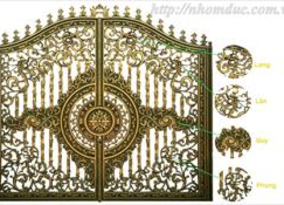 Mẫu cửa nhôm đúc GAT 106 