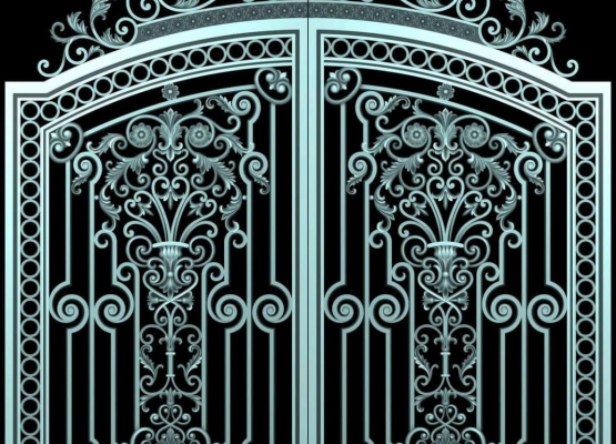 CỔNG NHÔM ĐÚC - 07