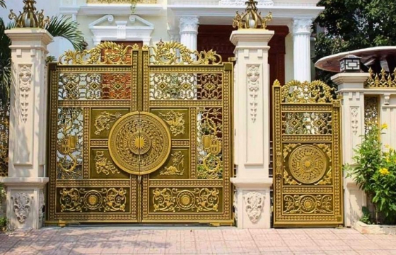 Nguyên tắc thiết kế cổng hợp kim nhôm đúc chuẩn phong thủy giúp gia chủ đón vượng khí