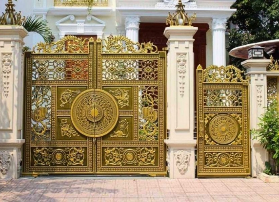 Nguyên tắc thiết kế cổng hợp kim nhôm đúc chuẩn phong thủy giúp gia chủ đón vượng khí
